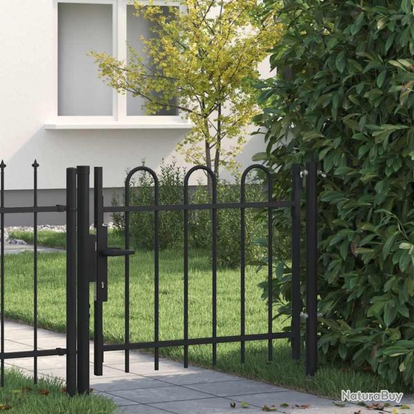 Portail simple avec haut arrondi 100 x 75 cm