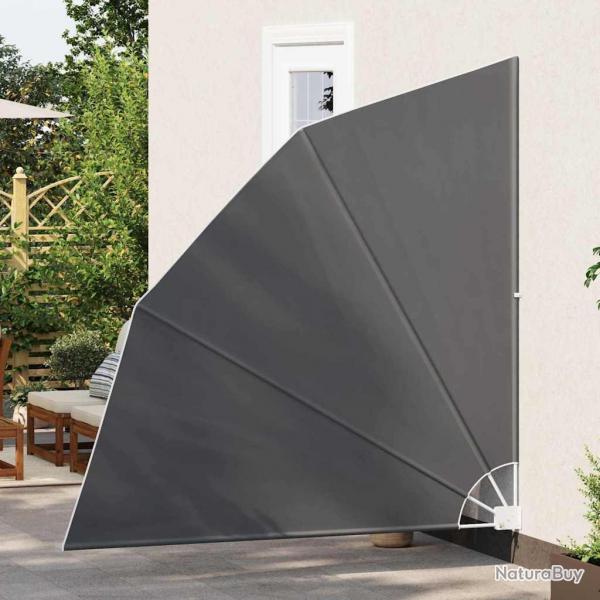 cran de confidentialit pour balcon Noir 210 x 210 cm tissu