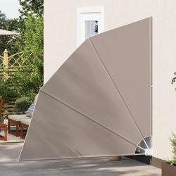 Écran de confidentialité pour balcon Taupe 210 x 210 cm tissu