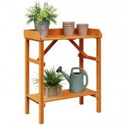 Table de jardin 75x40x90 cm en bois massif de pin