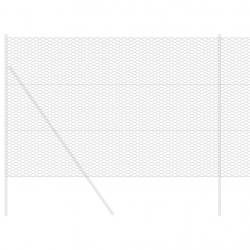 Clôture Hexagonale Grise Gris 1.5 x 50 m Acier