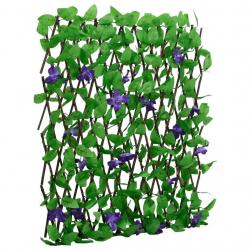 vidaXL Treillis de lierre artificiel extensible vert 180x70 cm