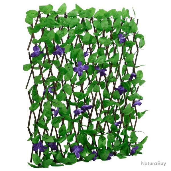 vidaXLTreillis de lierre artificiel extensible vert 180x70 cm