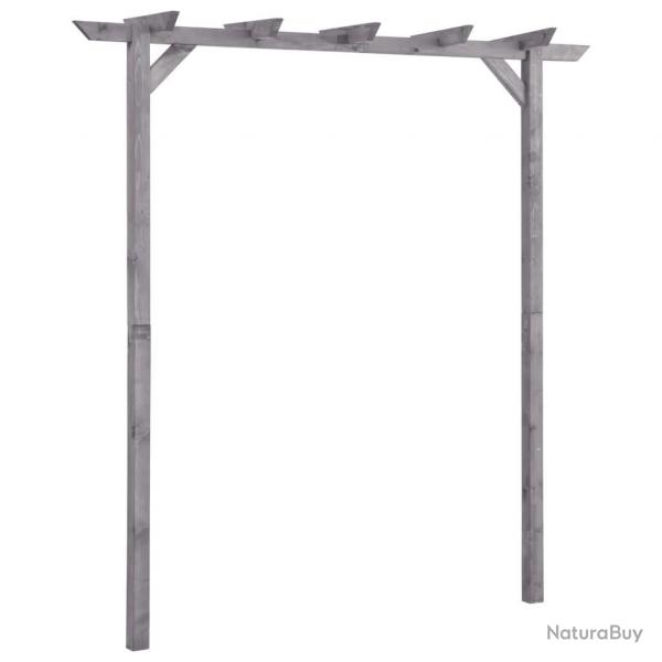 Pergola de jardin Gris 200x40x205 cm Bois de pin imprgn