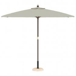 Base de parasol pour poteaux de 37/42/52/58mm en béton jaune de 20 kg