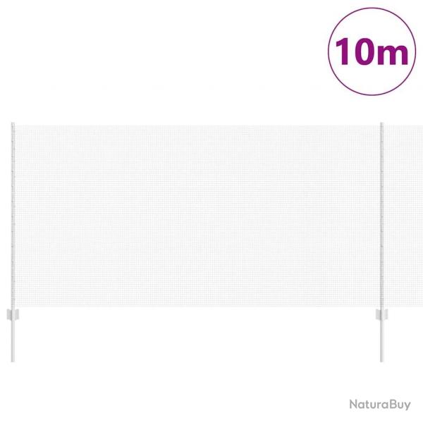 Clture en Fil Soud avec 10 Piques U Argent 1.2x10 m Acier