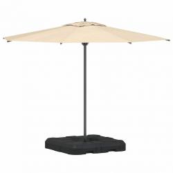 Ensemble de base de parapluie en 2 pièces : 110 kg de sable ou 70 kg d'eau