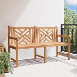 Banc de jardin Marron 150 x 60 x 90 cm Bois de teck solide
