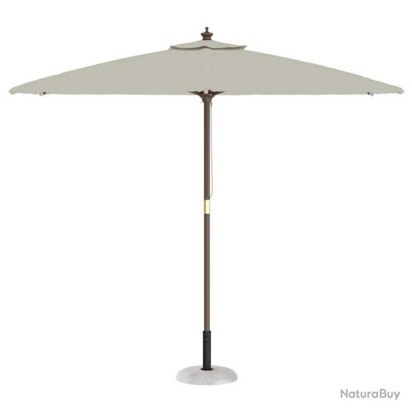 Base de parasol pour poteaux de 37/42/52/58 mm en bton gris clair de 20 kg