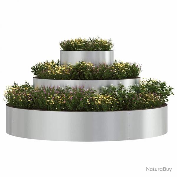 Pot en mtal Acier galvanis  120 cm Durable Grand pot Rond