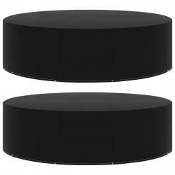 Housses de salon de jardin 2 pcs 10 oeillets 205x90 cm