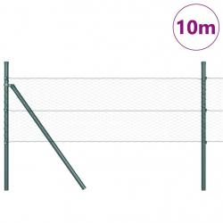 Grillage Hexagonal Vert 0.5x10 m Acier