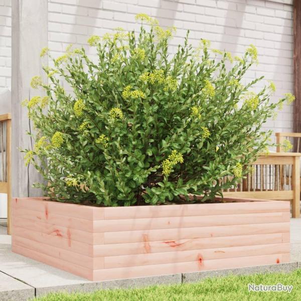 Jardinire 80x80x23 cm bois massif de douglas