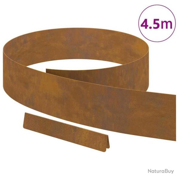 Bordure de jardin Rouill 450 x 15 cm