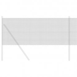 Clôture en fil soudé - Gris - 0,6 x 25 m - Acier