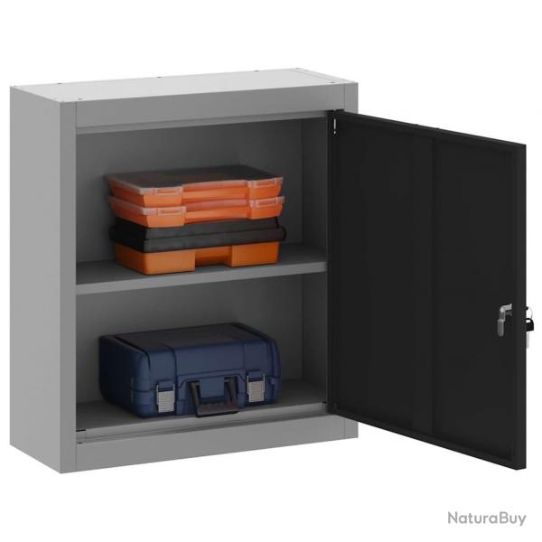 Armoire  outils murale Noire 50x20x55 cm en acier