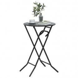 Table de jardin pliante Anthracite Ø50x72 cm Acier
