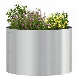 Pot en Métal Galvanisé Galvanisé Métal Galvanisé 30 cm de diamètre