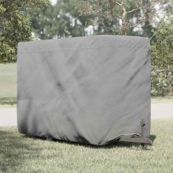 Housse de remorque chevaux gris 334x148x230 cm tissu non tissé