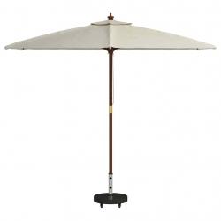 Base de parasol roulant pour poteaux de Ø38/48 mm - Granit noir, 30 kg.