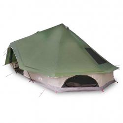 Tente familiale Tipi verte 10 personnes imperméable