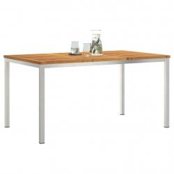 Table de Jardin 150x90x75 cm en Bois Massif d'Acacia