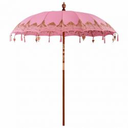 Parasol Autre Rose x 260 cm Coton et bois massif