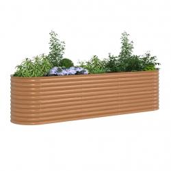 Lit surélevé Effet Bois Métal 320 X 80 X 81 cm Durable
