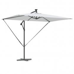 Parasol banane à mât déporté Couleur sable 294 x 200 x 254 cm