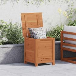 Boîte à coussins d'extérieur Marron 50x50x56 cm Sapin massif