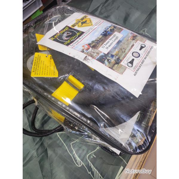 Sangle de traction 12T 10m Outback importBlack Snake