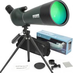 Longue-vue HD Zoom 25-75x70 Optique BAK4 FMC Antibuée Avec Trépied et Adaptateur Smartphone