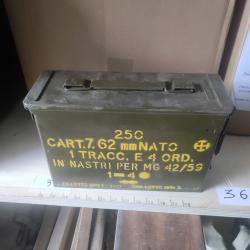 Lot de 10 Caisses a munitions cal 7,62
