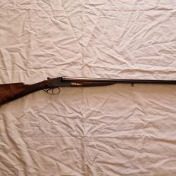 Fusil juxtaposé artisan liégeois, modèle de luxe à contre-platines et éjecteurs cal.12/70 NEUF!!!