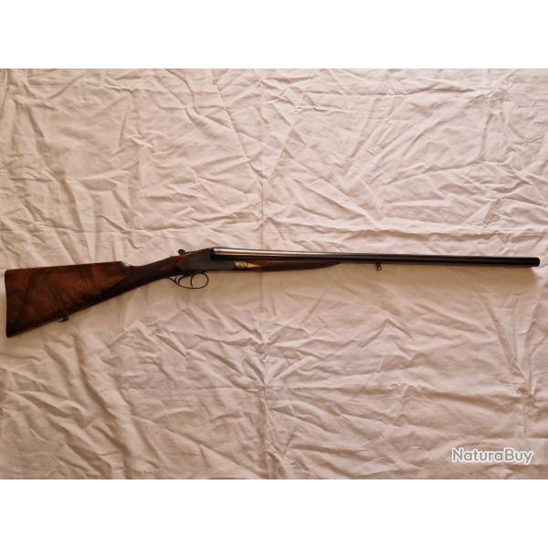 Fusil juxtapos artisan ligeois, modle de luxe  contre-platines et jecteurs cal.12/70 NEUF!!!