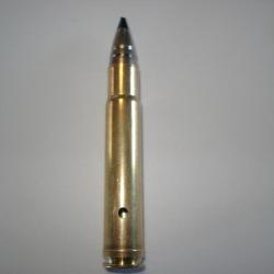 une cartouche de 10,3x68 magnum neutralis&eacute;e, amorce percut&eacute;e, &eacute;tui perc&eacute;, pour collection