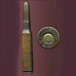 7 x 57 Mauser Espagnol Mle 1893 - RARE cartouche à blanc espagnol - marquage : P S 1923