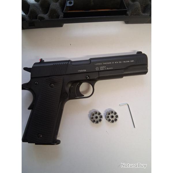 Rvolver cal 4,5 diabolo, propulsion sparclettes de CO2 - modle Colt SAA - marque Umarex