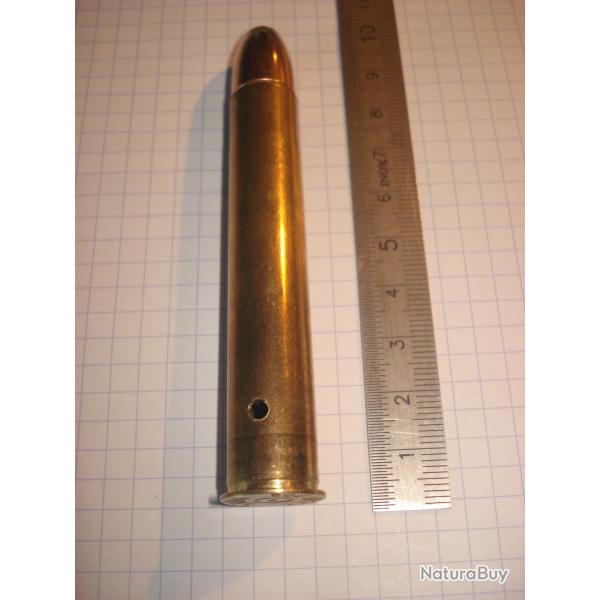 une cartouche de 500 nitro express de marque Rhino, neutralise pour collection