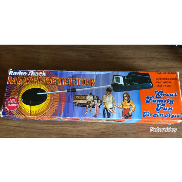 Dtecteur de mtaux radio shack 63-3001