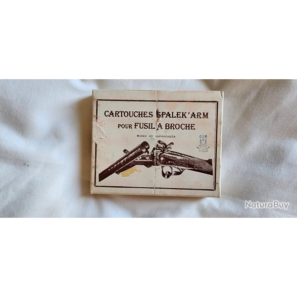 boite de 10 cartouches  broche calibre 12 spalek'arm