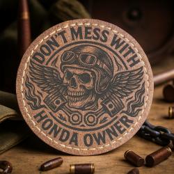 Patch velcro biker Don't mess with Honda Owner - ecusson militaire airsoft moto custom