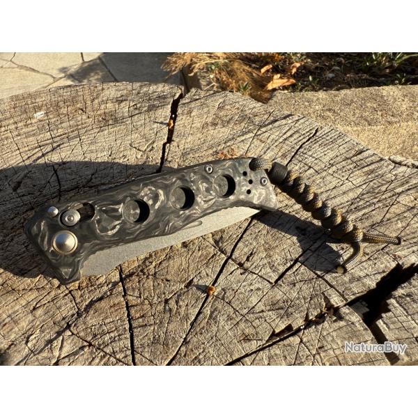 Benchmade Mini Adamas Automatique Marble Carbon Magncut