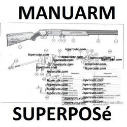 éclaté carabine MANUARM MINI SUPER superposé (envoi par mail) - VENDU PAR JEPERCUTE (m2486)