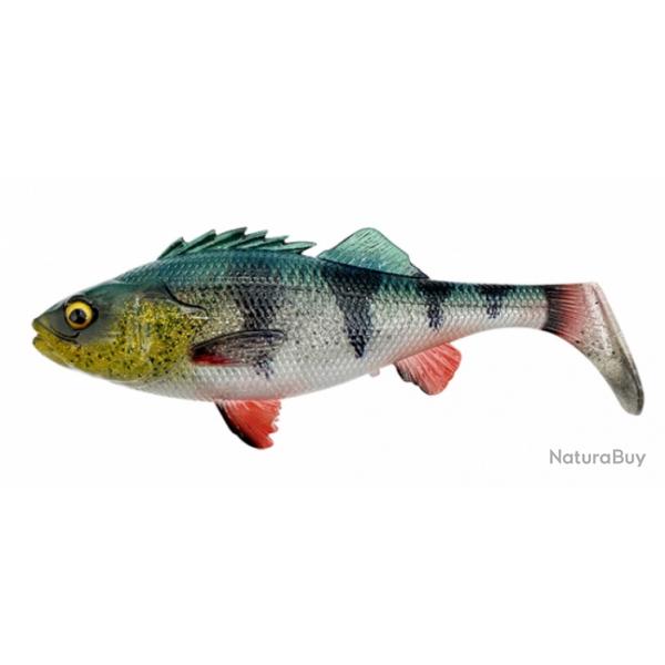 Leurre Souple Savage Gear 4D Perch Shad 17,5cm Green Silver