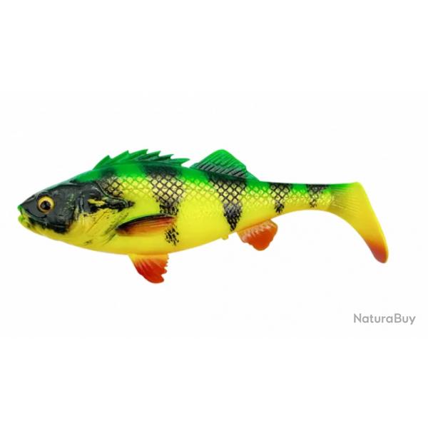 Leurre Souple Savage Gear 4D Perch Shad 20cm Firetiger