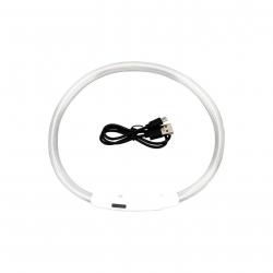 ENCHÈRE 1 ! COLLIER IMPERMÉABLE LUMINEUX RÉGLABLE BLANC