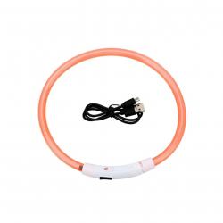 ENCHÈRE 1 ! COLLIER ÉTANCHE LUMINEUX RÉGLABLE ORANGE