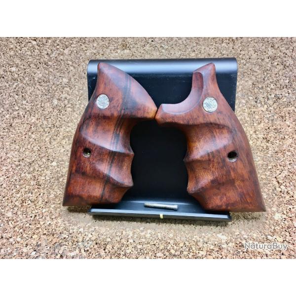 Plaquettes crosse bois smith & wesson