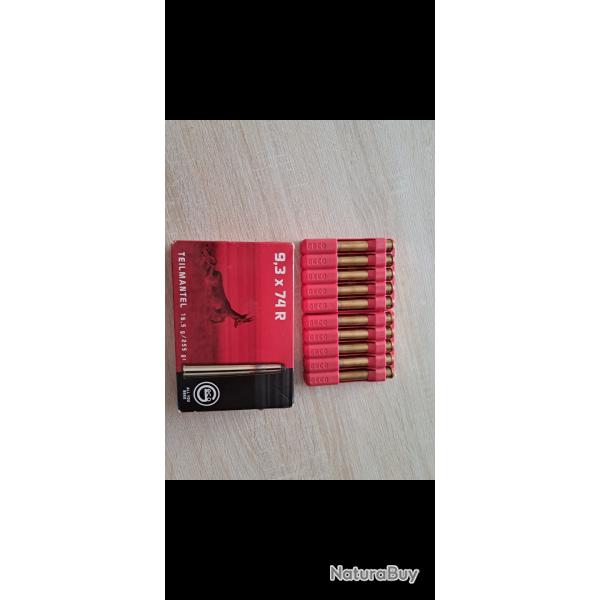 10 Balles 9,3x74R Geco teimantel
